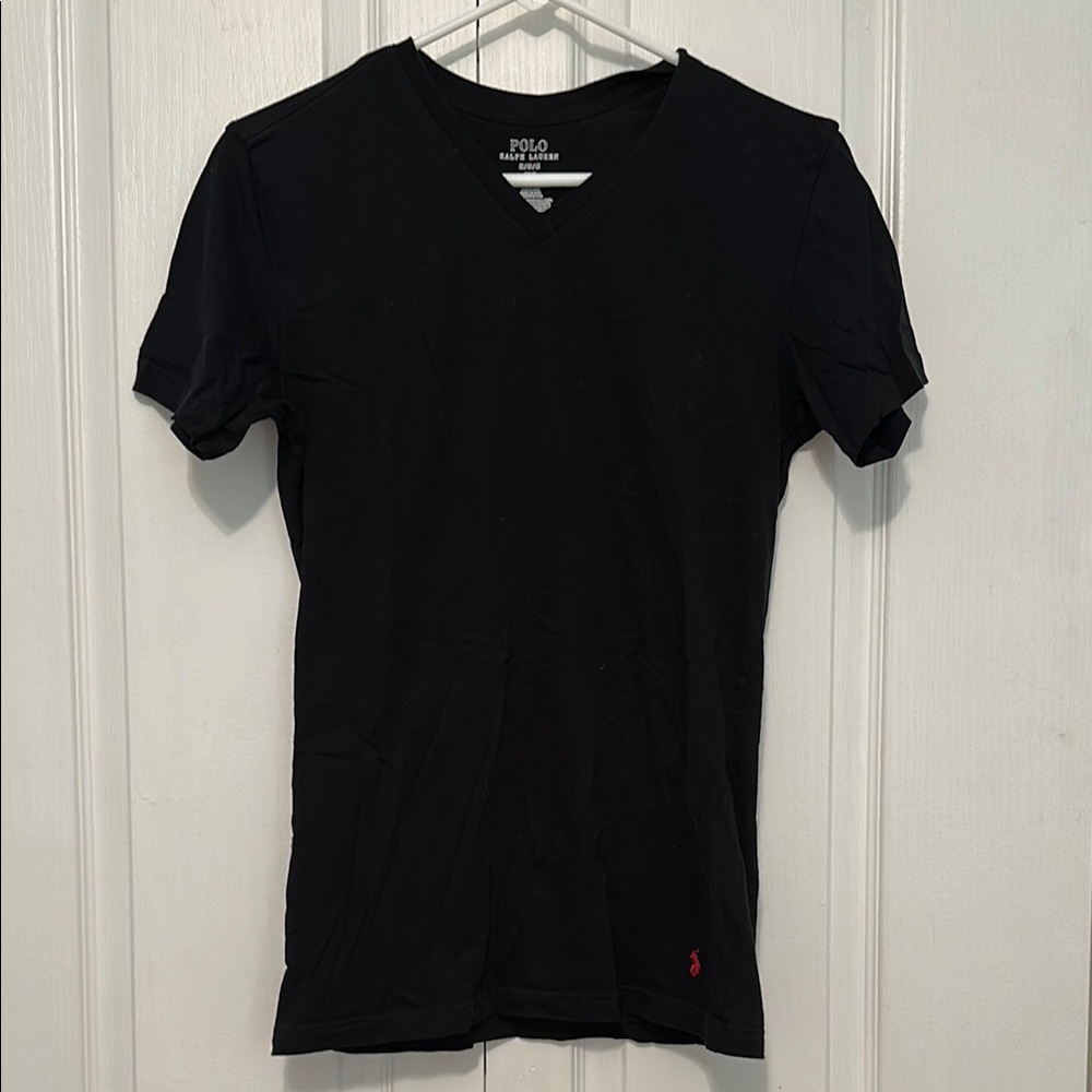 Polo by Ralph Lauren Men's Navy V-Neck Tee